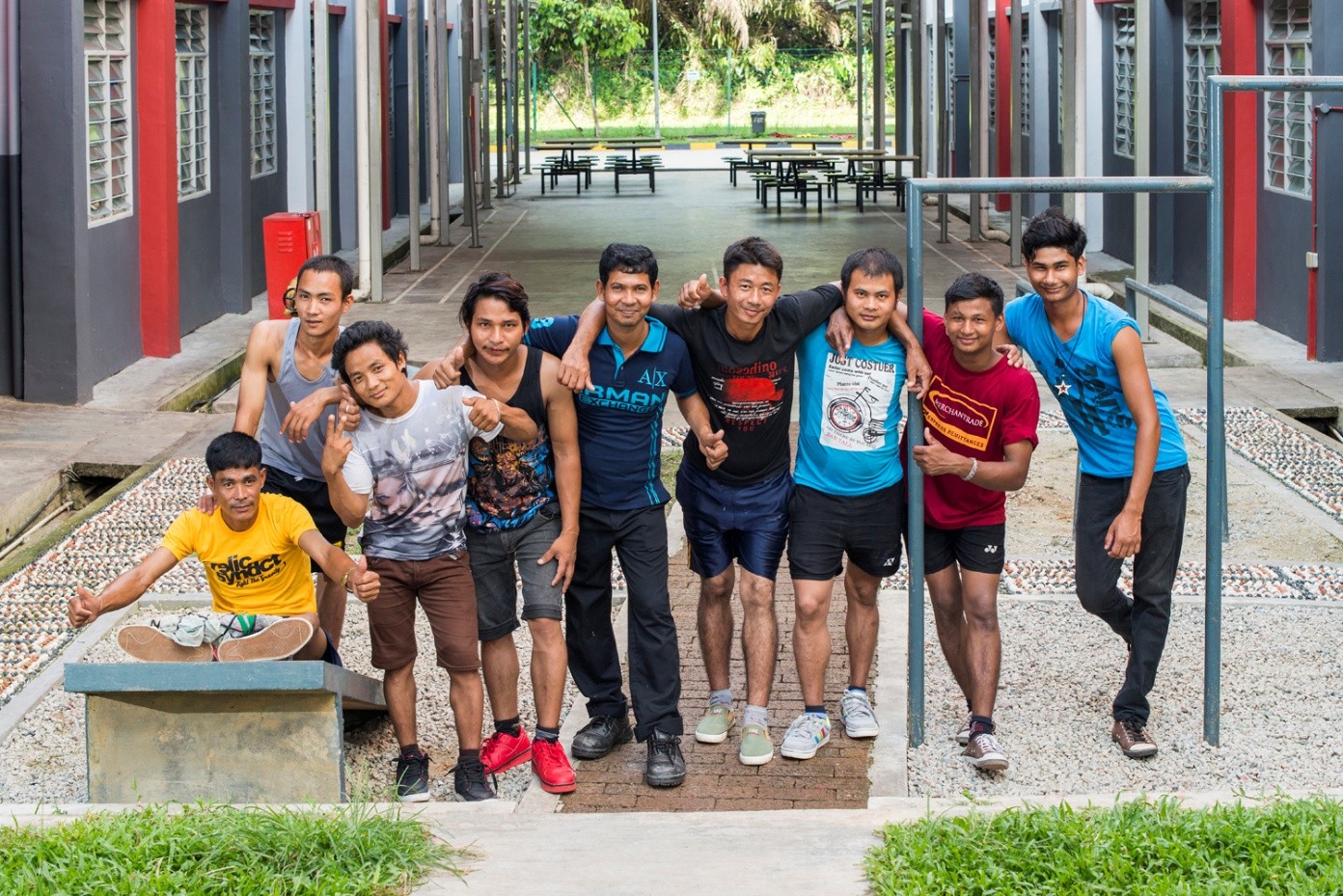 Residents at Westlite worker accommodation
