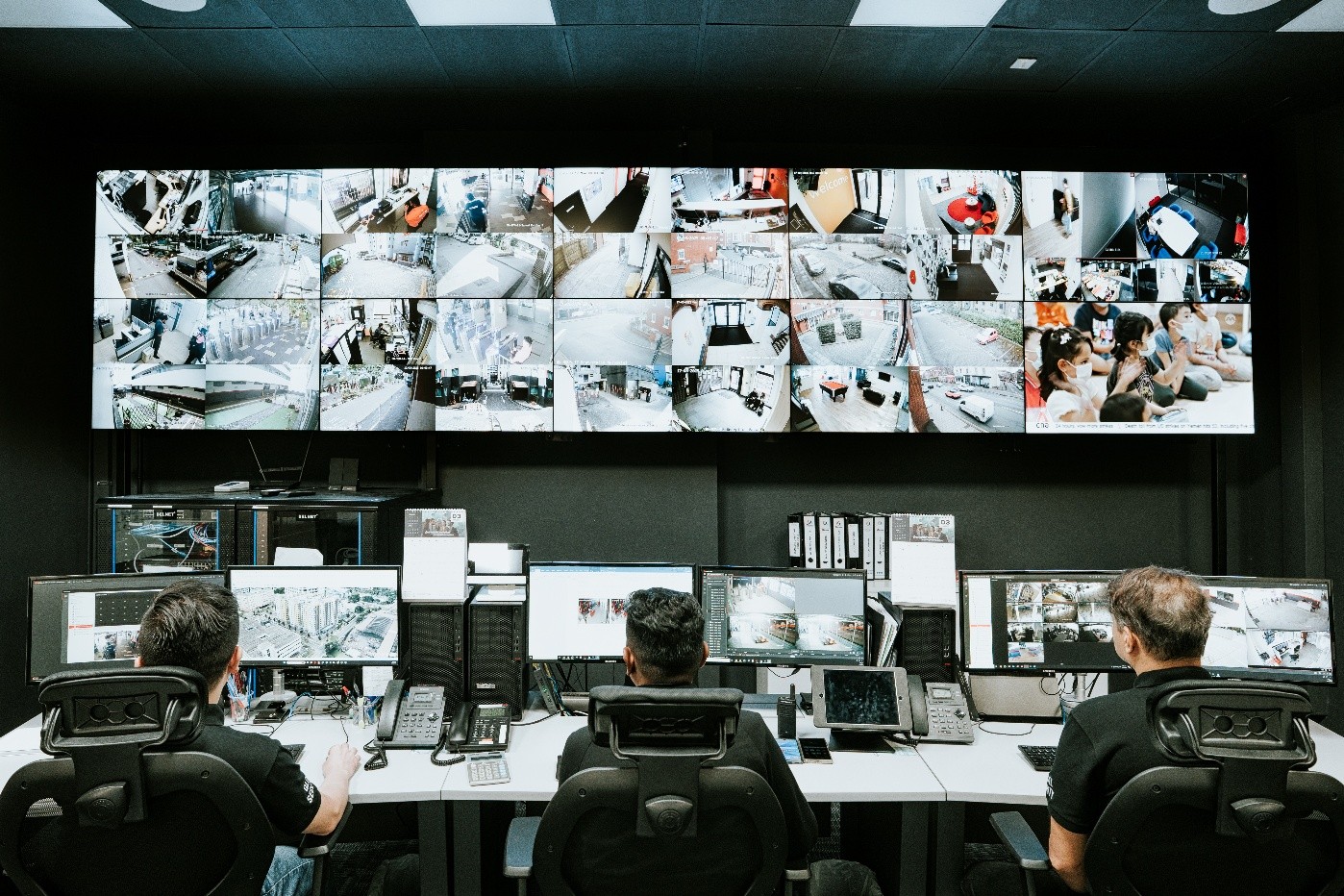 Worker accommodation security monitoring centre